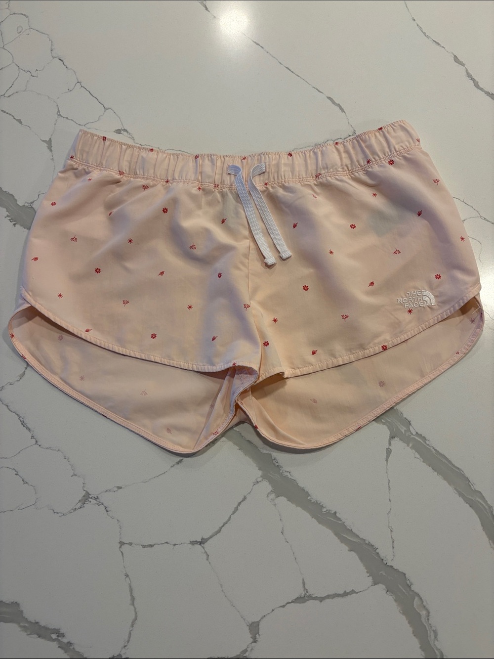 The North Face Class V Athletic Shorts ~ Small ~ Flower Pink Cream